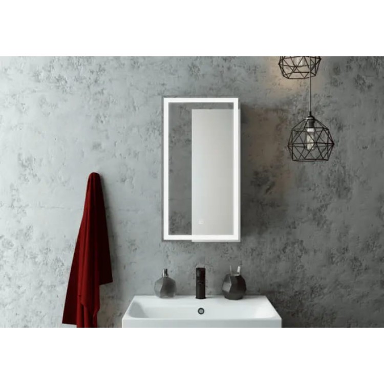 Зеркальный шкаф Континент Mirror Box LED черный Зеркальный шкаф Континент Mirror Box LED черный